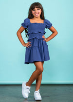 BERKLEY Puff Sleeve Smocked Dress