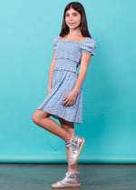 BERKLEY Puff Sleeve Smocked Dress