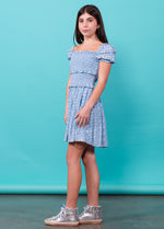 BERKLEY Puff Sleeve Smocked Dress