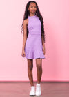 HARRIET High Neck Fit & Flare Dress