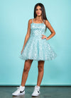 ISABELLA Sequins Tulle Cocktail Dress